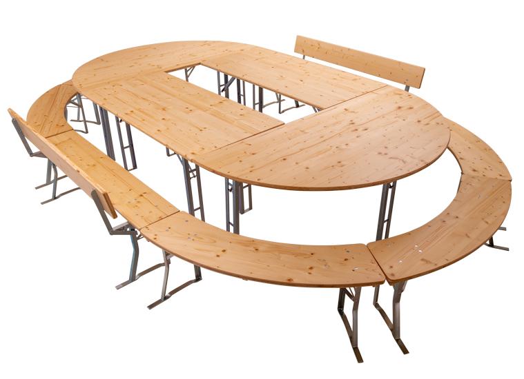 table de bois pour 24 personnes